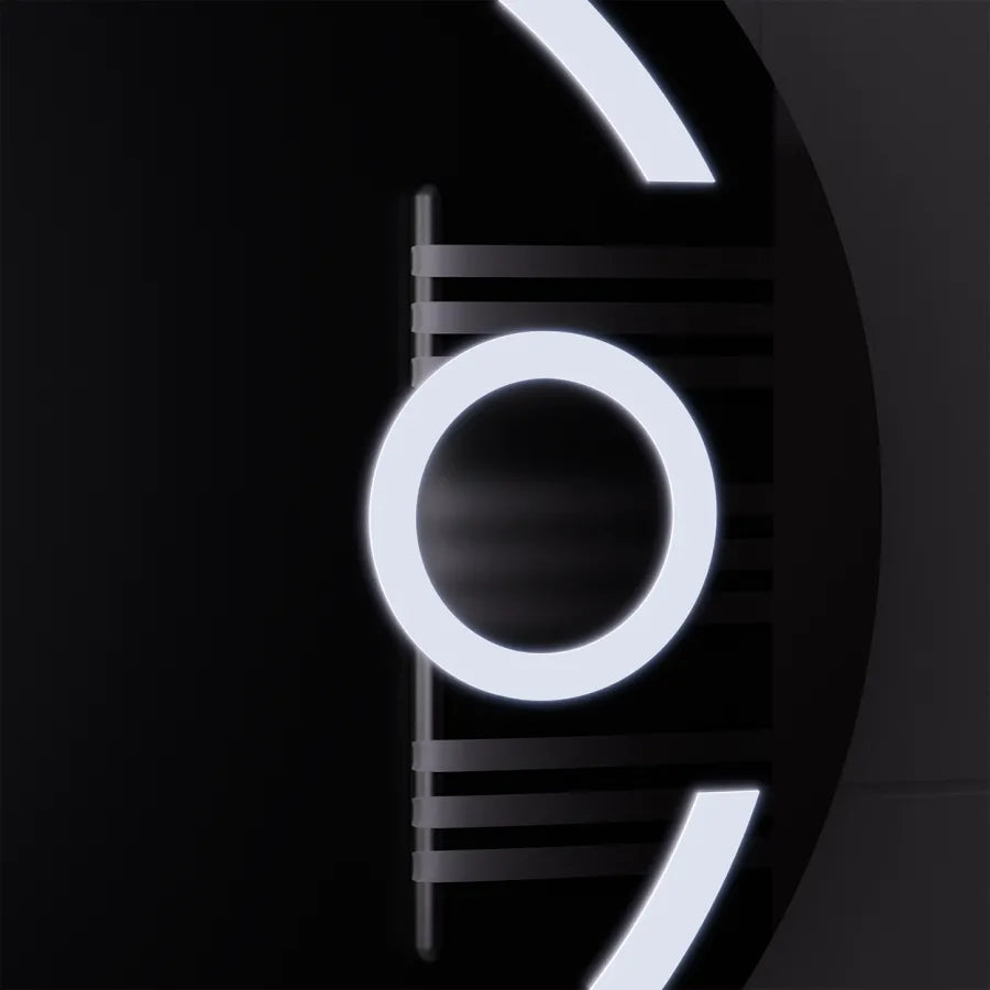 Oglinda Led Rotunda, 70Cm, Visio Motionglow Marcello, Sistem Dezaburire, Ceas & Termometru, Lupa Cosmetica - vivimall.ro