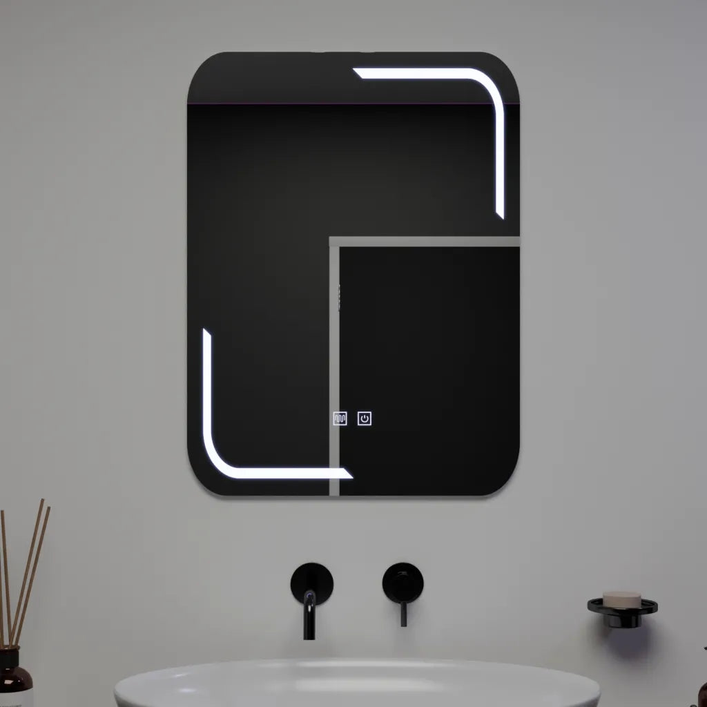 Oglinda Led Rectangulara, Touch Ulrich, Sistem Dezaburire - vivimall.ro