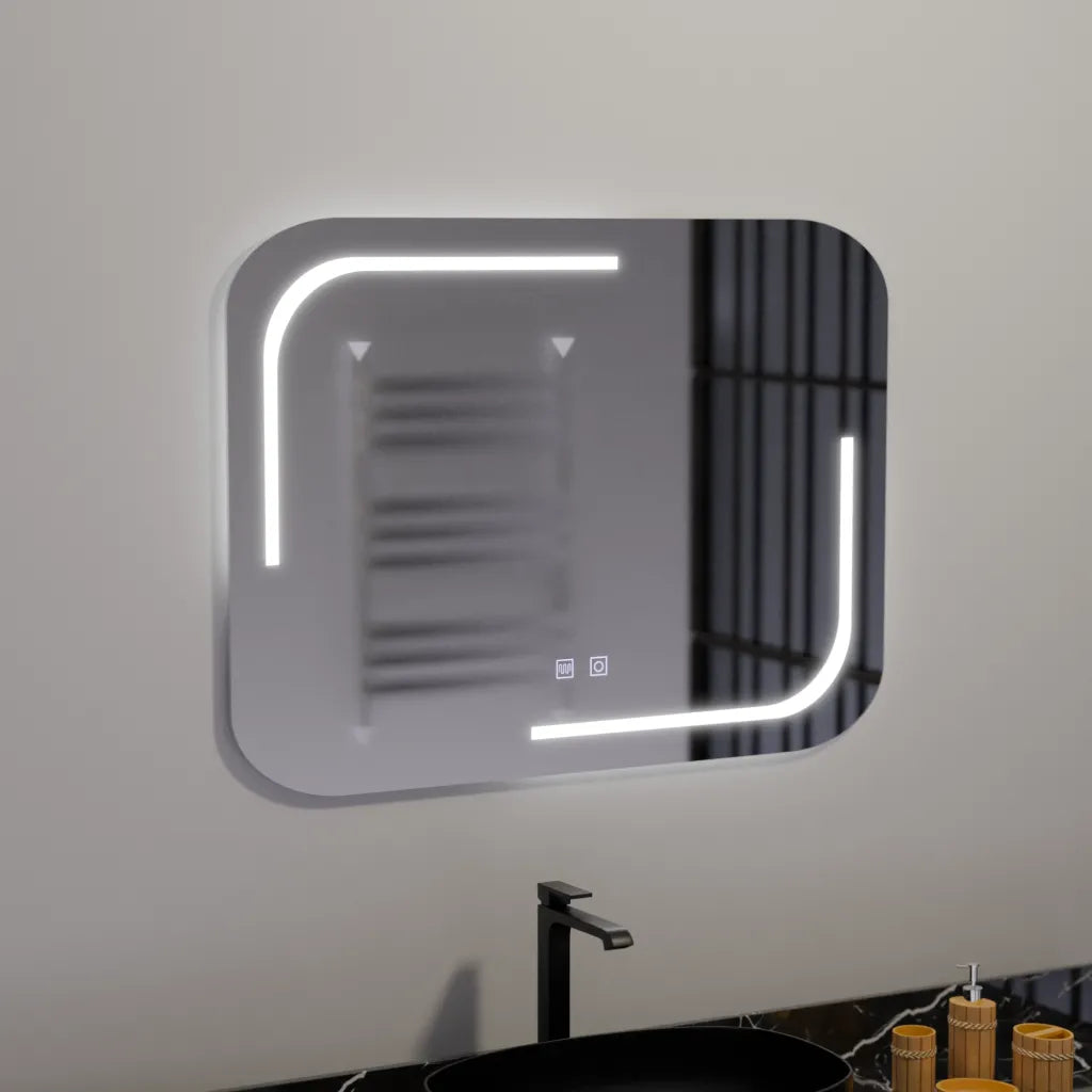 Oglinda Led Rectangulara, Touch Ulrich, Sistem Dezaburire - vivimall.ro