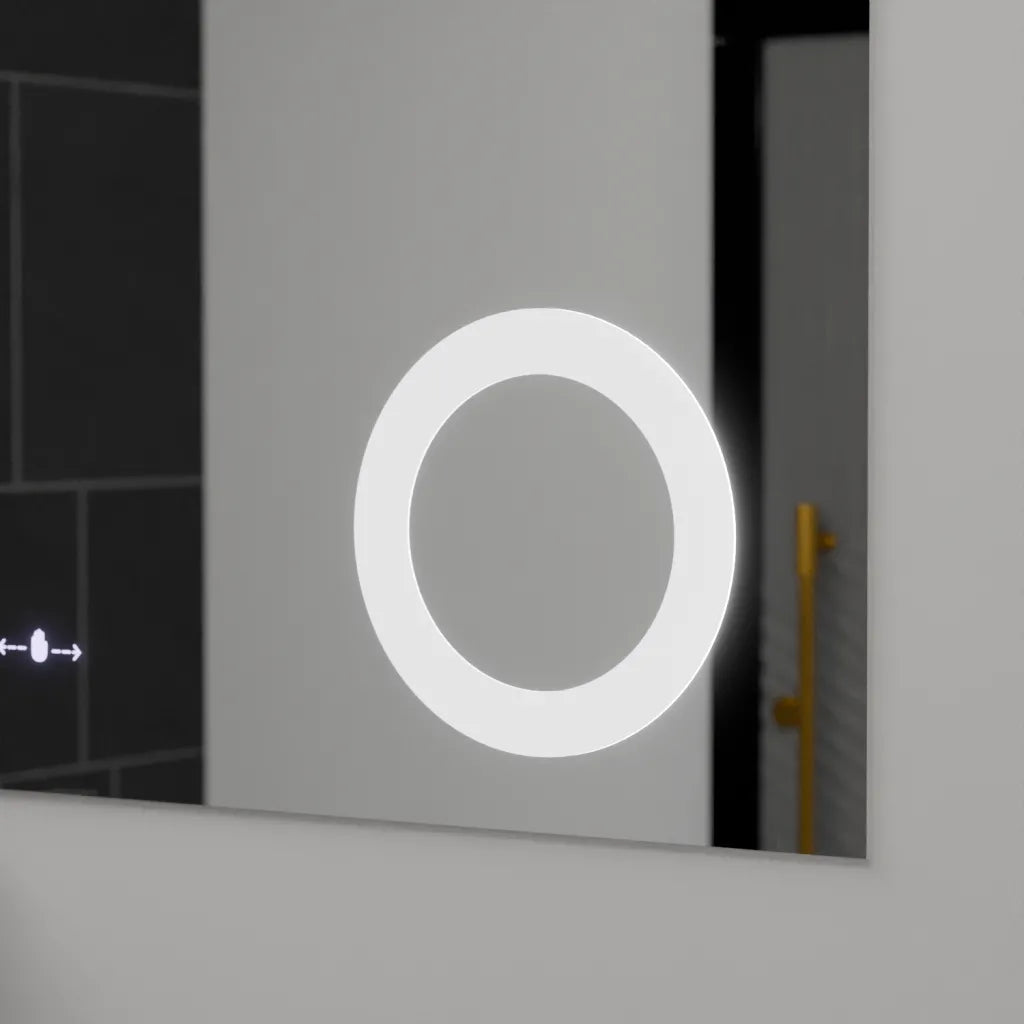 Oglinda Led Rectangulara, Absolu Motionglow Marcello, Sistem Dezaburire, Ceas & Termometru, Lupa Cosmetica - vivimall.ro