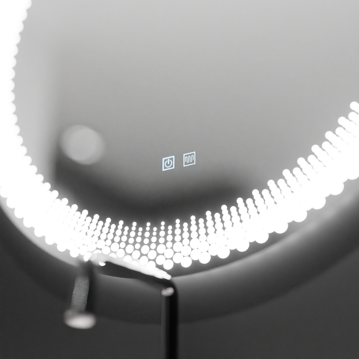 Oglinda Led Rotunda 70Cm, Stellaire Touch, Sistem Dezaburire - vivimall.ro