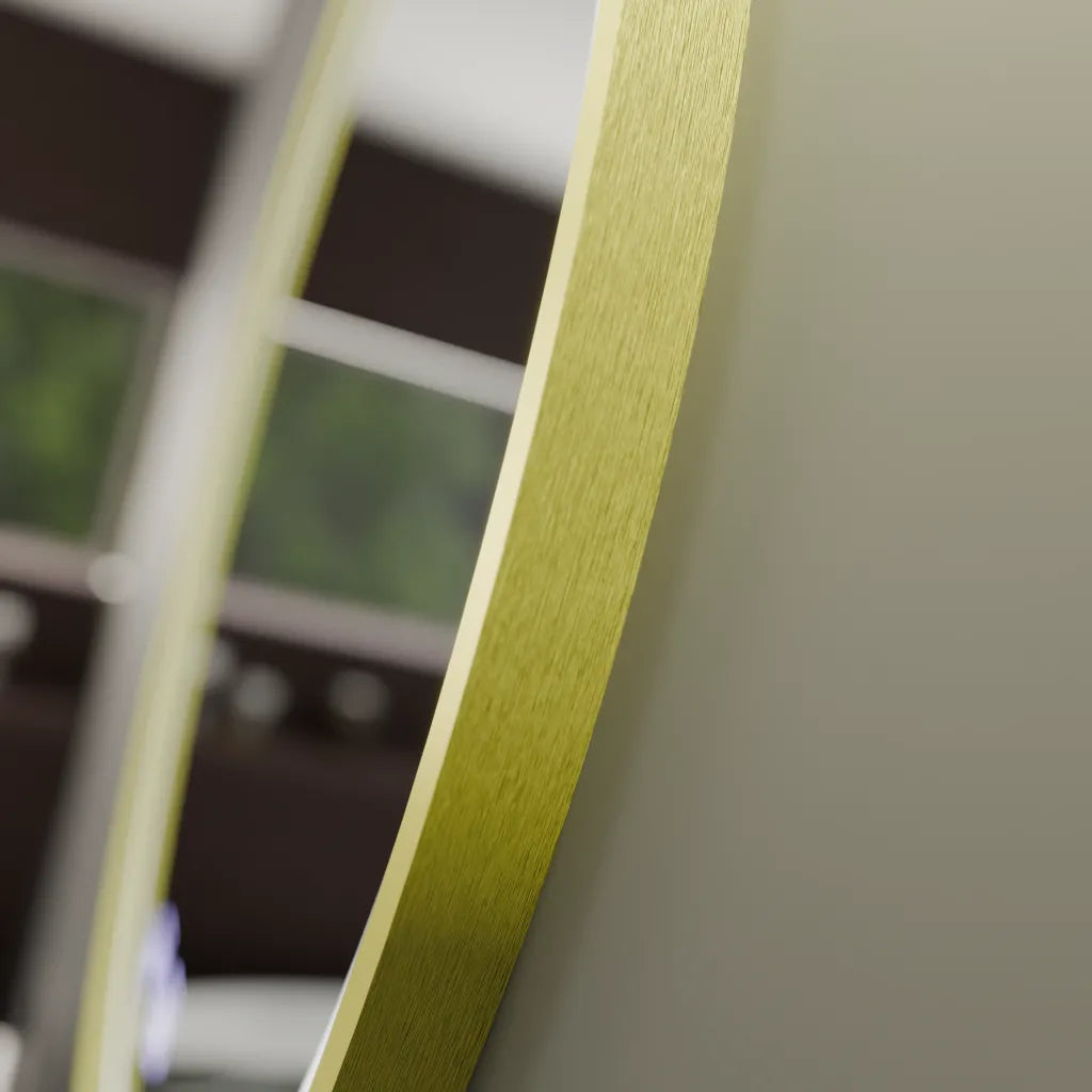 Oglinda Led Rotunda, 70Cm, Glanz Touch, Sistem Dezaburire - vivimall.ro