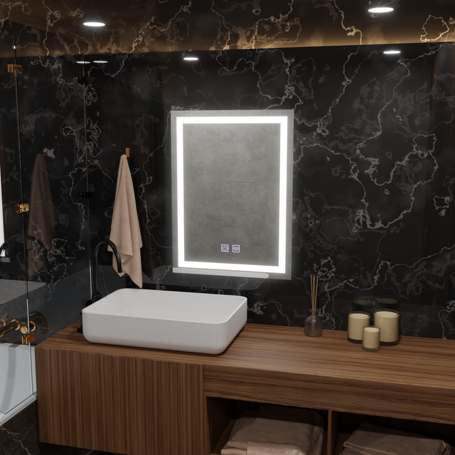 Oglinda Led Rectangulara, Edge Luminous Touch, Sistem Dezaburire - vivimall.ro