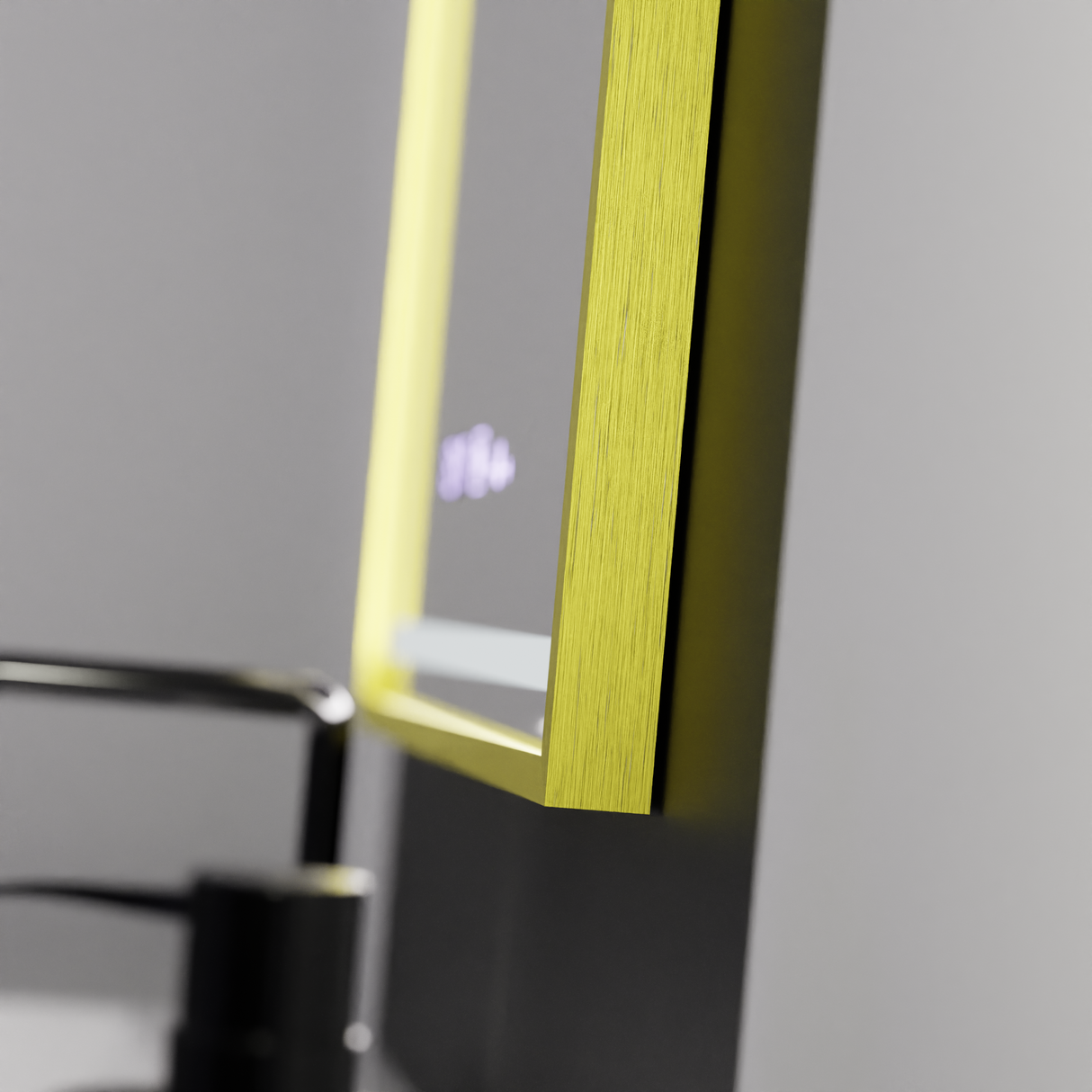 Oglinda Led Rectangulara, Verite Royale Gold Motionglow Marcello, Sistem Dezaburire, Ceas & Termometru - vivimall.ro