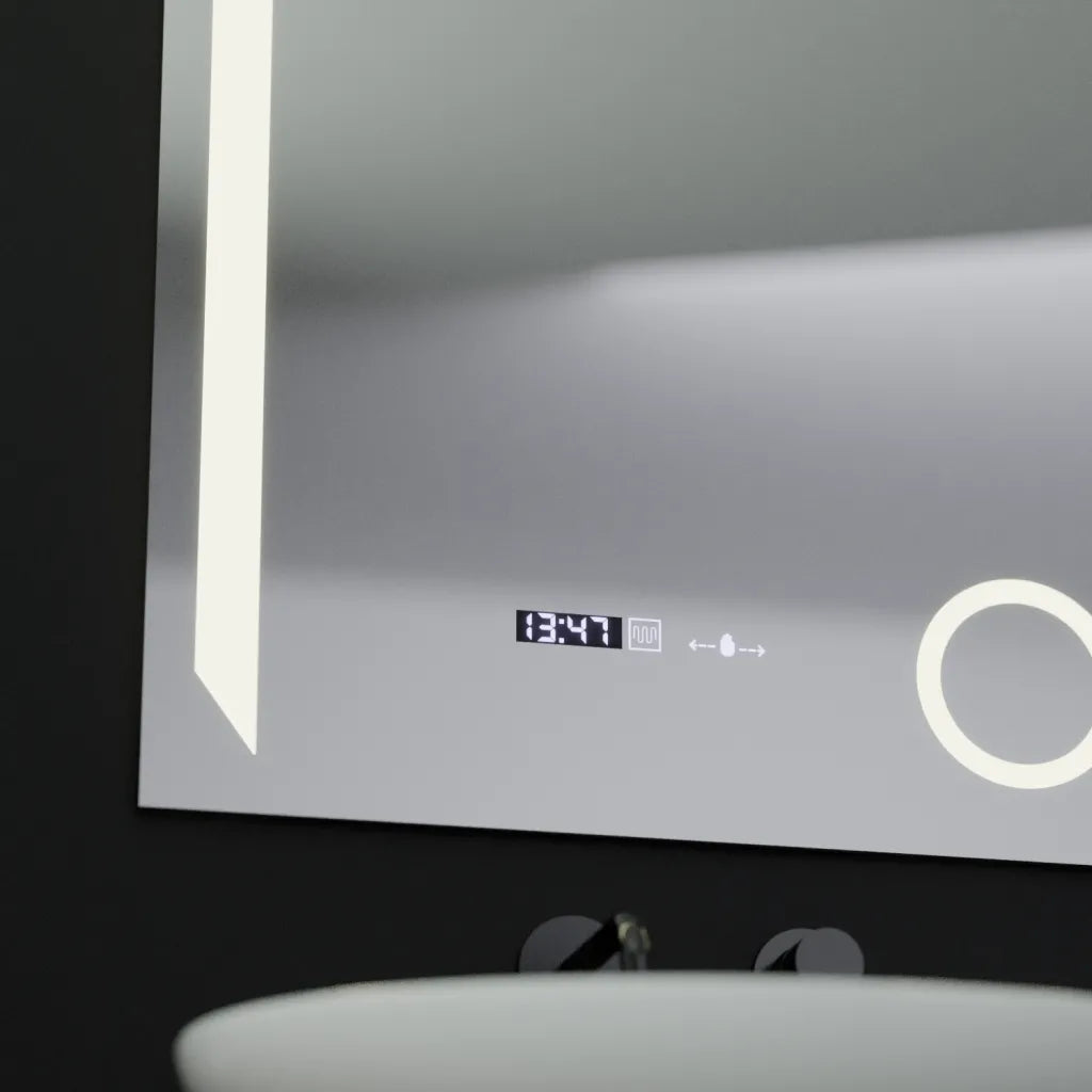 Oglindă LED Rectangulară Precision Marcello | Motionglow - vivimall.ro