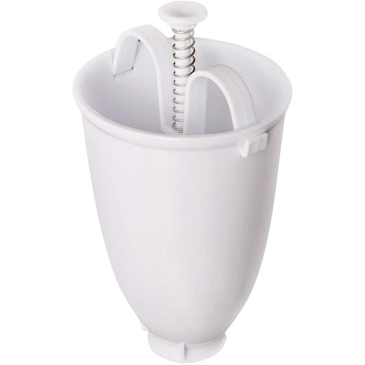 Accesoriu de Bucatarie pentru Gogosi, Flippy, Dozator pentru Aluat, Dispozitiv Manual, Forma de Gogosi, pentru Gatit, 18x10x10 cm, Alb