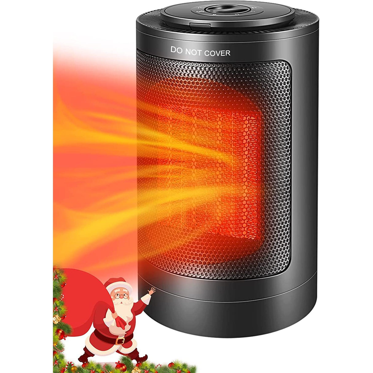 Aeroterma / Radiator ceramic Flippy PTC-1500K1, 1500 W, 2 trepte de putere, termostat reglabil, Negru - vivimall.ro