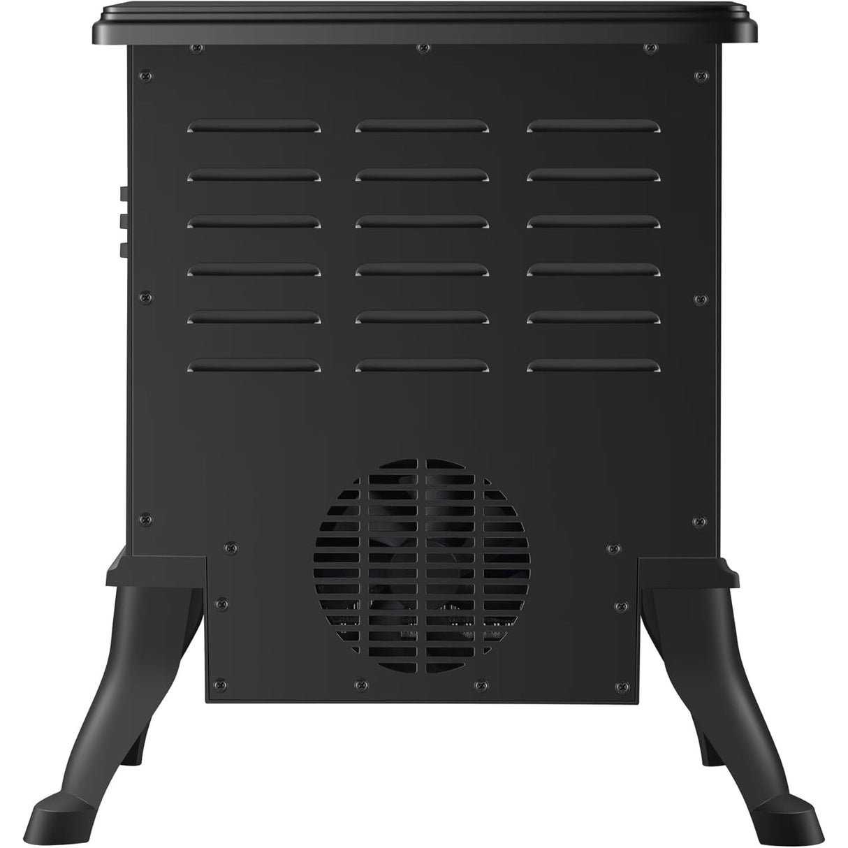 Semineu Electric, Vivimall, cu Efect Flacara, 1500/1200W, Incalzire PTC, 220 V, din Plastic Ignifug, 38 x 23 x 45 cm, Negru - vivimall.ro