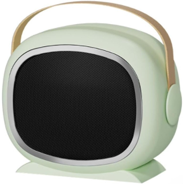 Aeroterma cu Incalzire Ceramica PTC, Vivimall, din ABS, Oprire Automata, Protectie Supraincalzire, 700/1200W, 220V, 21 x 16 x 11 cm, Verde - vivimall.ro