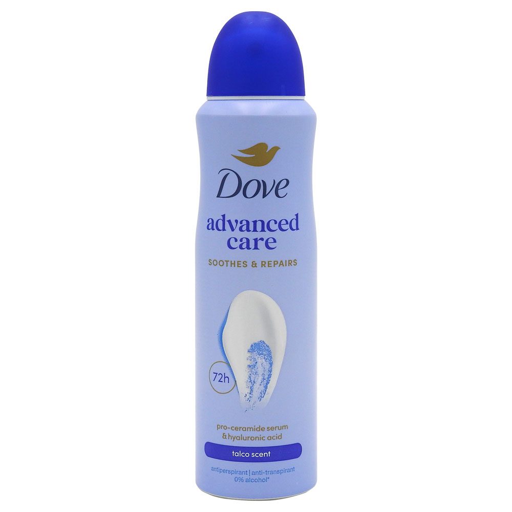 Antiperspirant Deodorant, Dove, 150 ml Advanced Care Talco