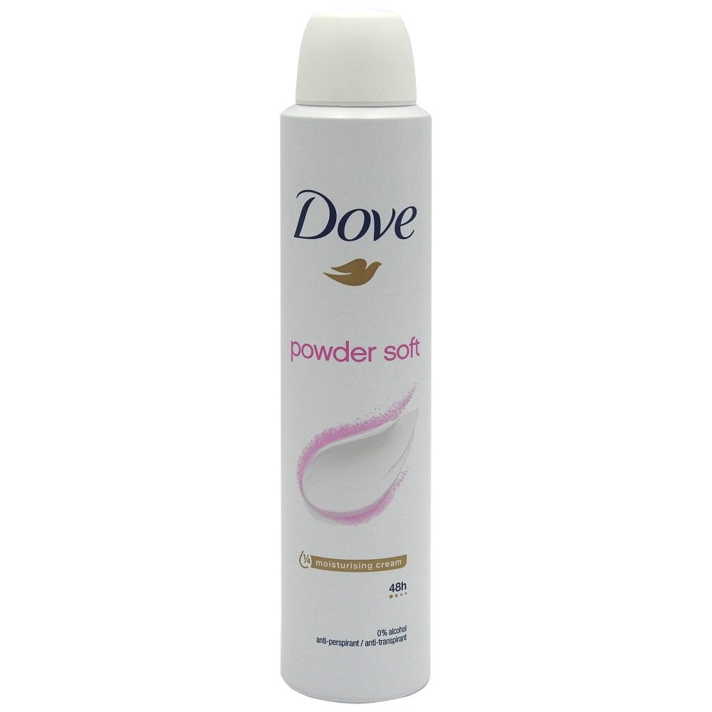 Antiperspirant Deodorant, Dove, 200 ml Powder Soft