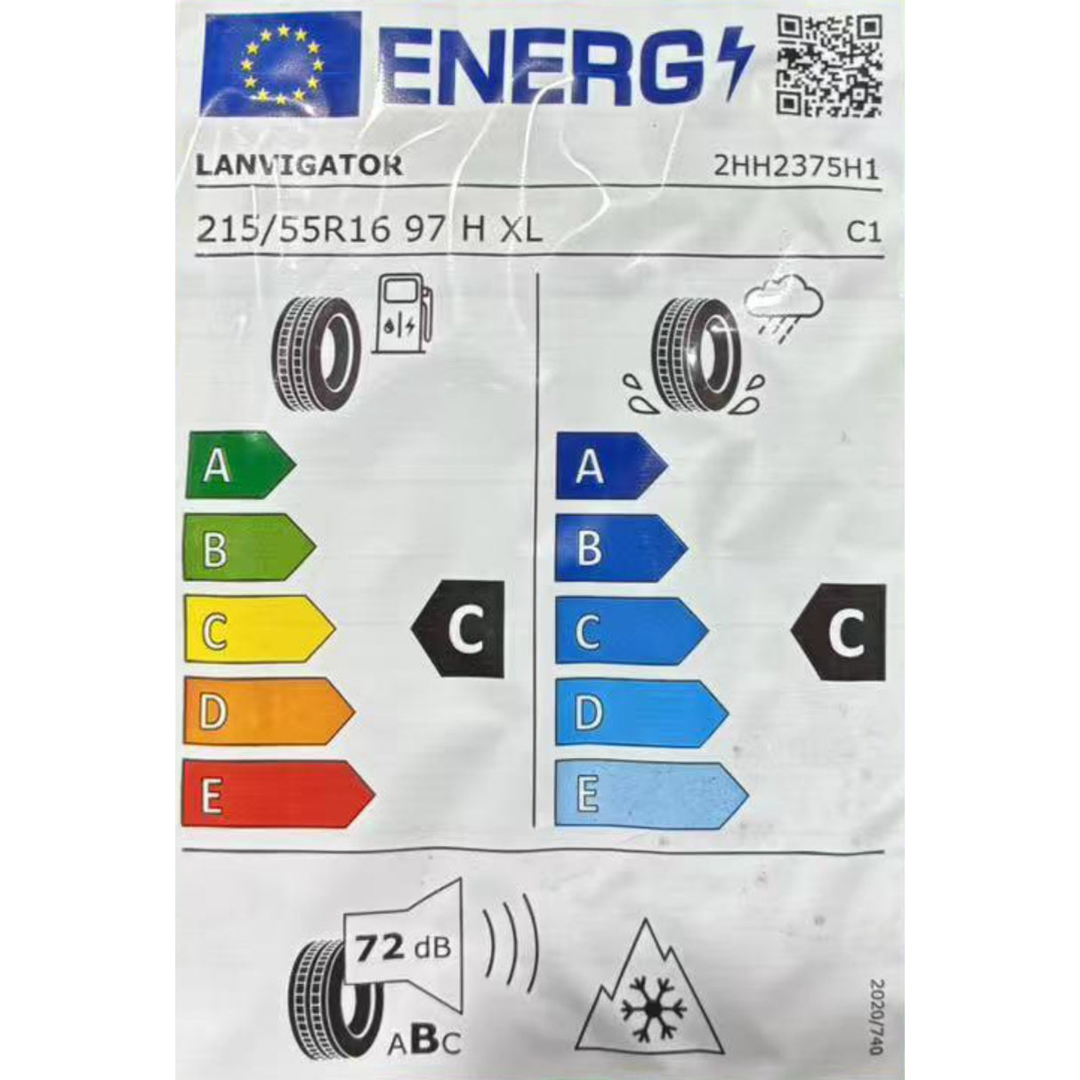 Anvelopa Iarna LANVIGATOR WINTERGRIP HP 215/55R16 97H XL, Aderenta Sporita pe Zapada si Umed, Confort si Durabilitate - vivimall.ro