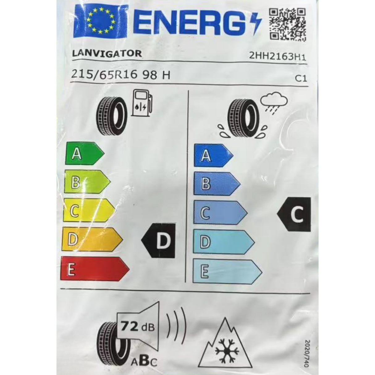 Anvelopa Iarna LANVIGATOR WINTERGRIP HP 215/65R16 98H, Aderenta Sporita pe Zapada si Umed, Confort si Durabilitate - vivimall.ro