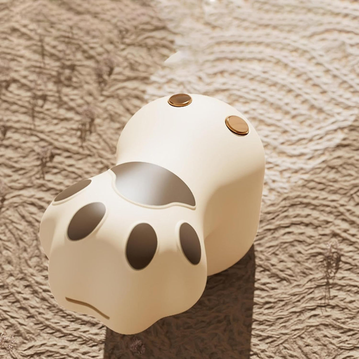 Aparat Pentru Curatat Scame, Par Si Praf, Pentru Diferite Tipuri De Material, Incarcare Usb Type-C, Model Labuta De Pisica, 14X7X7.5 Cm, Maro - vivimall.ro