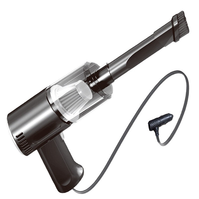 Aspirator Portabil Auto, Vivimall, Tip Pistol K7A, Pentru Casa si Masina, Cablu Auto, 36 x 17 cm, Negru, Resigilat