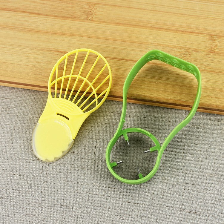 Recipient de Depozitare Avocado 5in1, Vivimall, Etans, pentru Frigider, din Plastic, Dispozitiv de Taiat, Curatat, Feliat, 15x4.5x7 cm, Gri - vivimall.ro