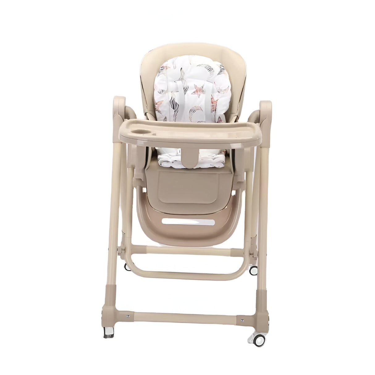 Scaun De Masa Pentru Bebelusi Si Copii, Tavita Si Husa Detasabile, Multifuncțional, Stabil, Centura De Siguranta, Inaltime Ajustabila, Spatar Reglabil Moale, Balansoar, De La 6 Luni