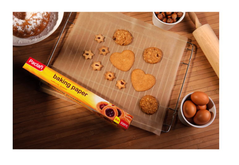 Hârtie de copt Paclan — 16 foi, 42 x 38 cm - vivimall.ro