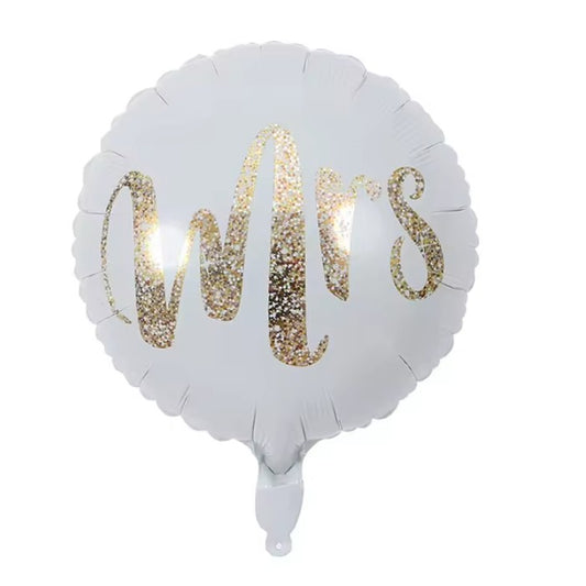 Balon Din Folie Metalizata, Figurina Cerc, Tematica Nunta, 45 Cm, Ambalaj Individual, Pai Inclus, Umflare Cu Aer Sau Heliu - vivimall.ro