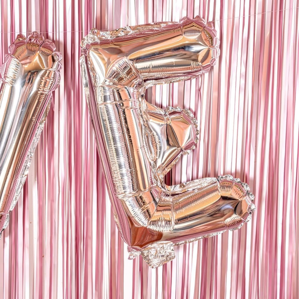 Balon Folie Metalizata Litera E, Vivimall, 80 cm, Umflati cu Heliu sau Aer, Ambalaj Individual, Pai inclus, Argintiu - vivimall.ro