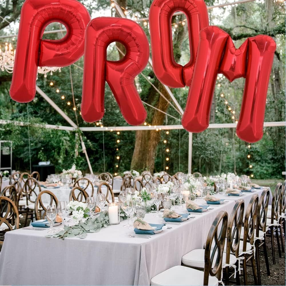 Balon Folie Metalizata Litera R, Vivimall, 40 cm, Umflati cu Heliu sau Aer, Ambalaj Individual, Pai inclus, Rosu - vivimall.ro