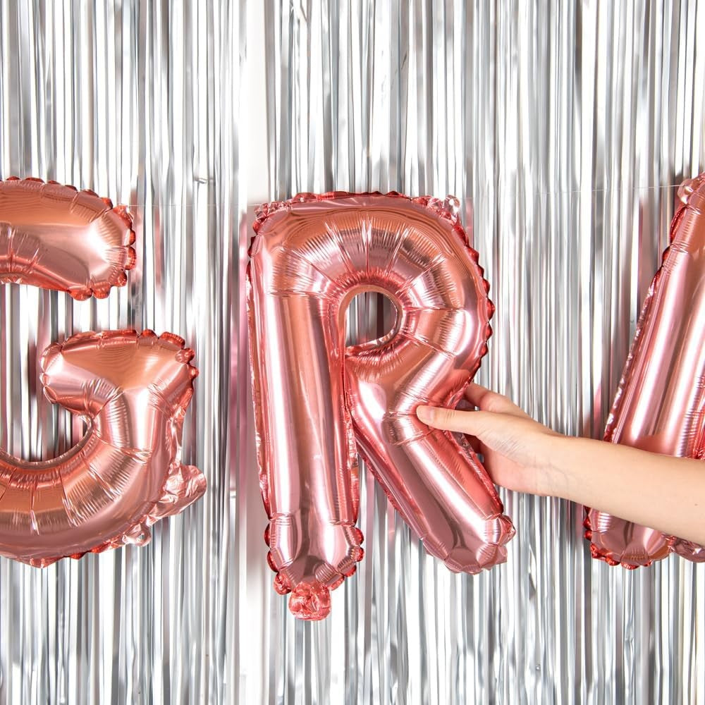 Balon Folie Metalizata Litera R, Vivimall, 40 cm, Umflati cu Heliu sau Aer, Ambalaj Individual, Pai inclus, Rose Gold - vivimall.ro