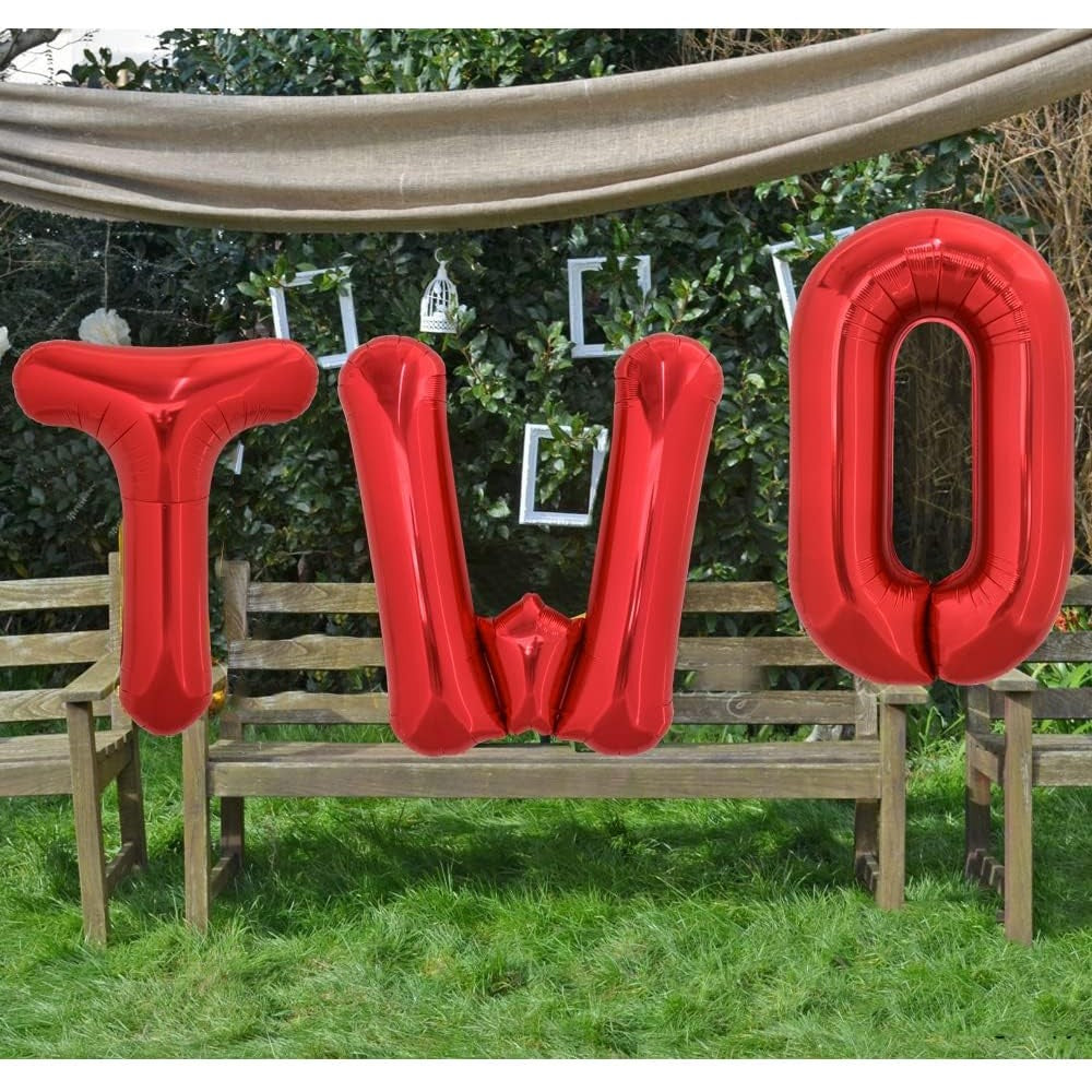 Balon Folie Metalizata Litera T, Vivimall, 40 cm, Umflati cu Heliu sau Aer, Ambalaj Individual, Pai inclus, Rosu - vivimall.ro