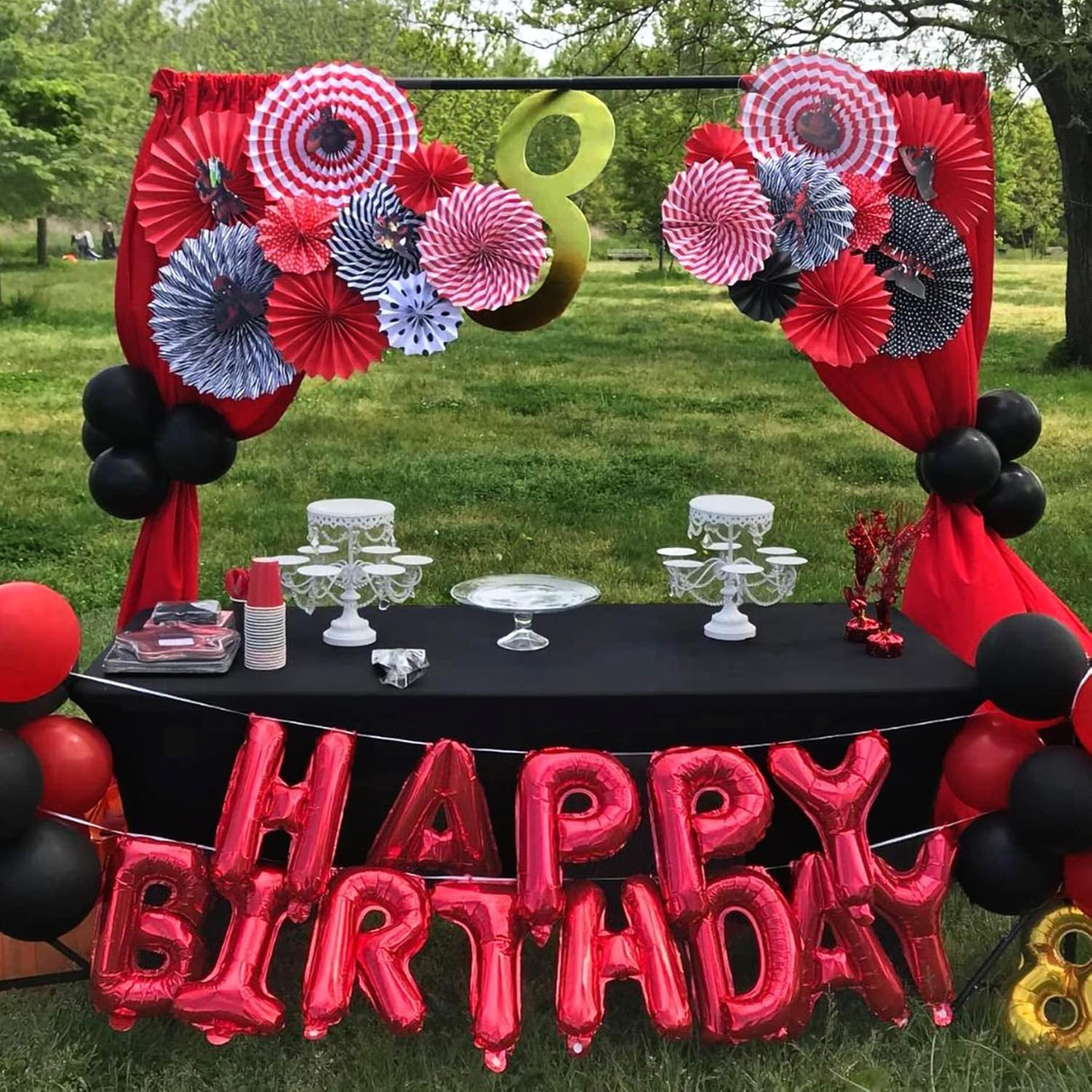 Balon Folie Metalizata Litera Y, Vivimall, 40 cm, Umflati cu Heliu sau Aer, Ambalaj Individual, Pai inclus, Rosu - vivimall.ro