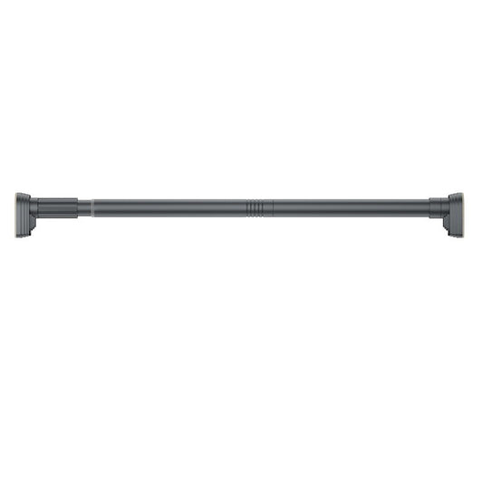 Bara Telescopica Multifunctionala, Flippy, din Otel Inoxidabil si ABS, Utilizare Universala, Extensie 185 - 205 cm, Fara Perforare Perete, Gri