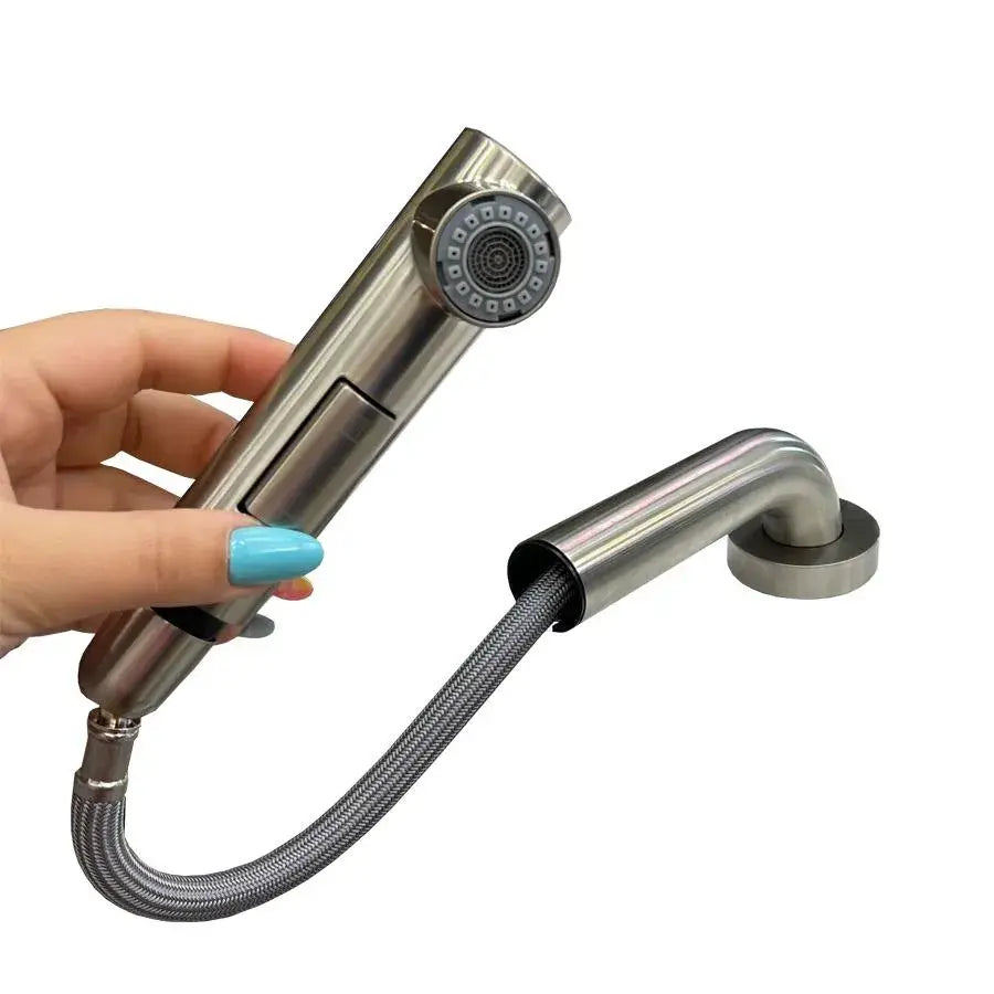 Baterie Bucatarie Cu Dus Extractibil Inox Ysq/106 - vivimall.ro