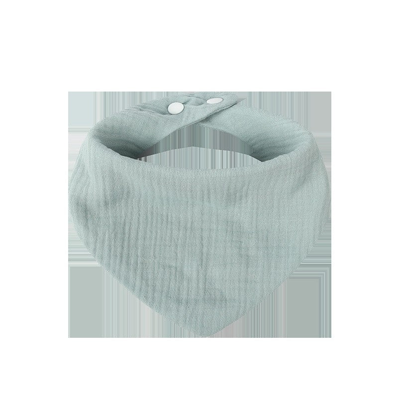 Baveta Triunghiulara, Flippy, din Bumbac, pentru Copii 0-12 Luni, 33x32 cm, Rezistenta la Apa, Albastru