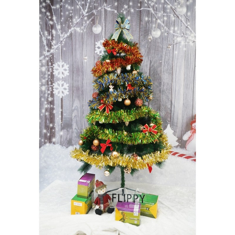 Beteala Craciun, Flippy, argintiu, marimea: 2 m x 11 cm material:folie PVC, interior/exterior - vivimall.ro