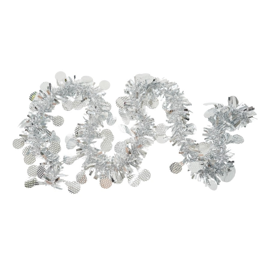 Beteala Craciun, Flippy, argintiu, marimea: 2 m x 11 cm x 9 cm material:folie PVC, interior/exterior - vivimall.ro