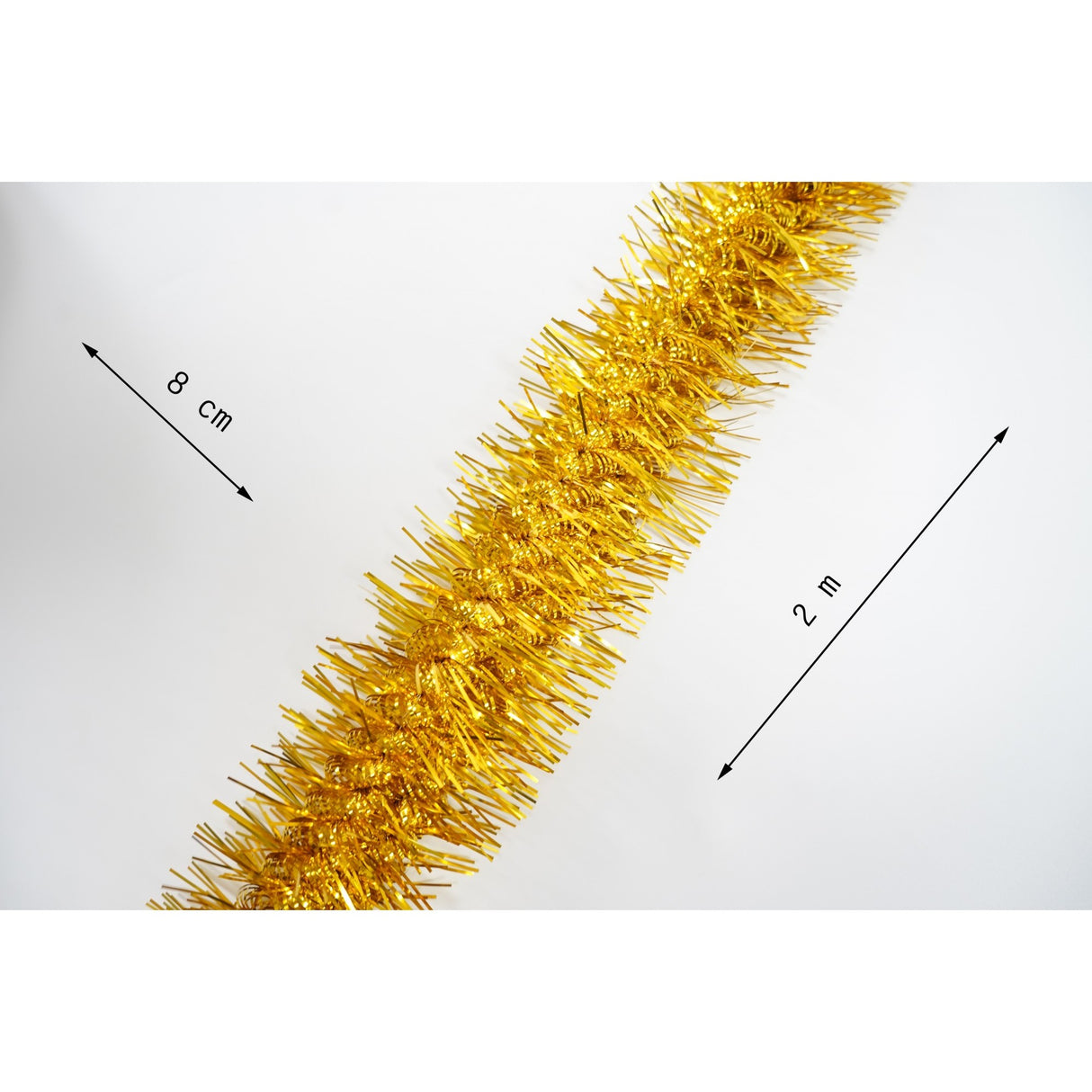 Beteala Craciun, Flippy, aur, marimea: 2 m x 8 cm material:folie PVC, interior/exterior - vivimall.ro