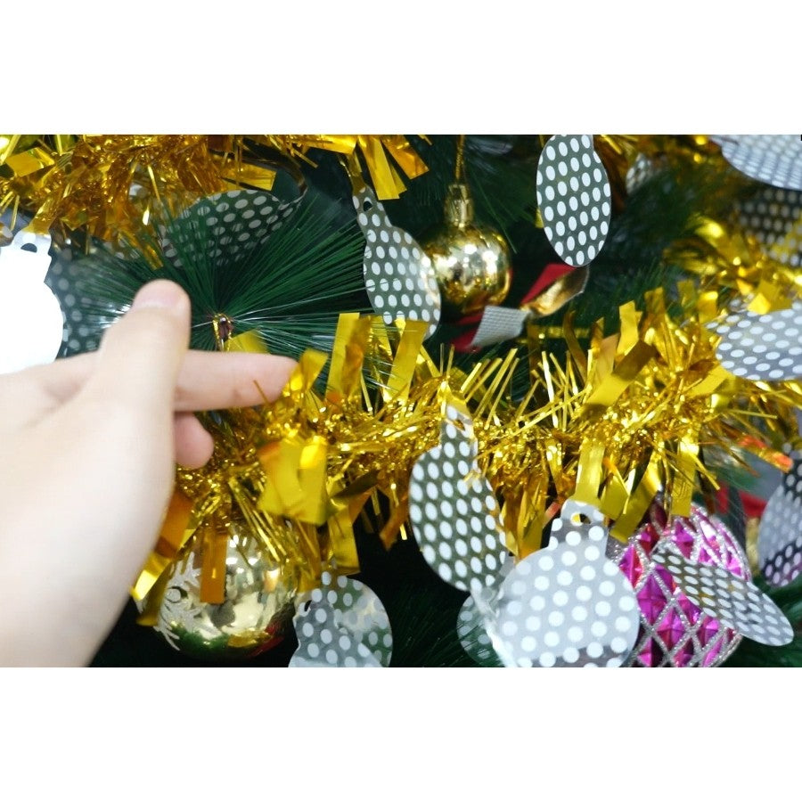 Beteala Craciun, Flippy, auriu, marimea: 2 m x 11 cm x 9 cm material:folie PVC, interior/exterior - vivimall.ro