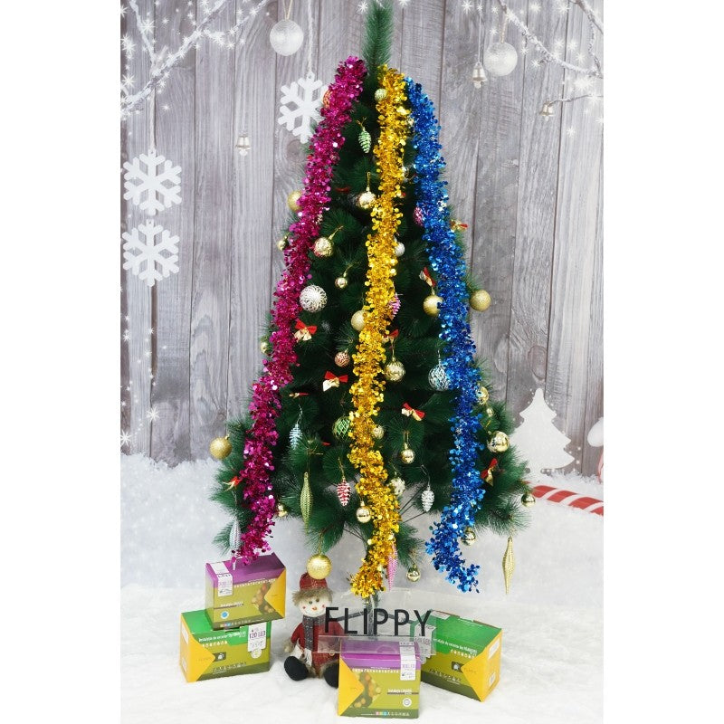 Beteala Craciun, Flippy, galben, marimea: 2 m x 9 cm material:folie PVC, interior/exterior - vivimall.ro