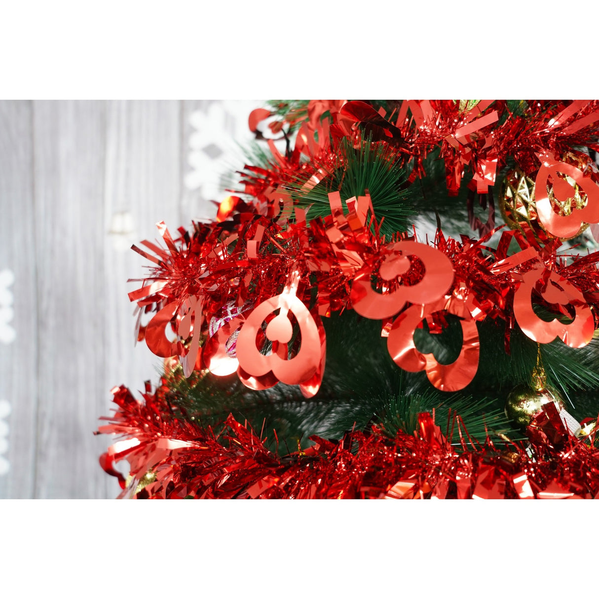 Beteala Craciun, Flippy, roșu, marimea: 2 m x 11 cm x 9 cm material:folie PVC, interior/exterior - vivimall.ro