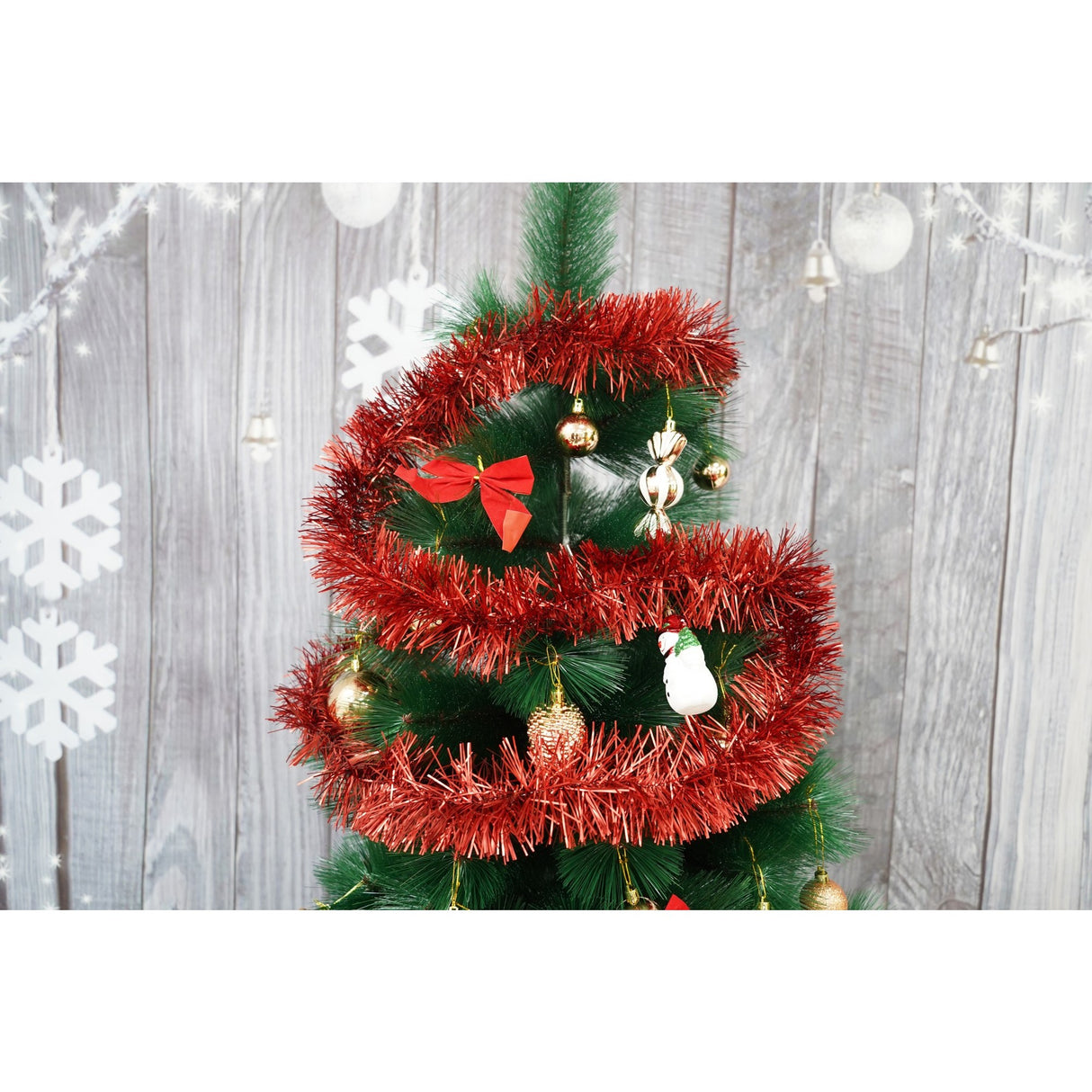 Beteala Craciun, Flippy, roșu, marimea: 2 m x 9 cm material:folie PVC, interior/exterio - vivimall.ro