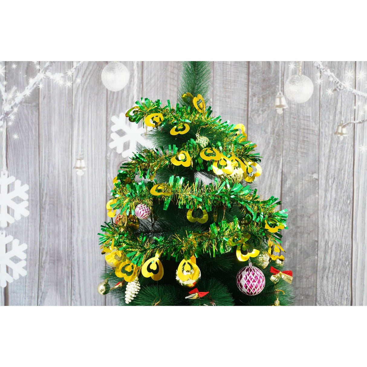 Beteala Craciun, Flippy, verde, marimea: 2 m x 11 cm x 9 cm material:folie PVC, interior/exterior - vivimall.ro