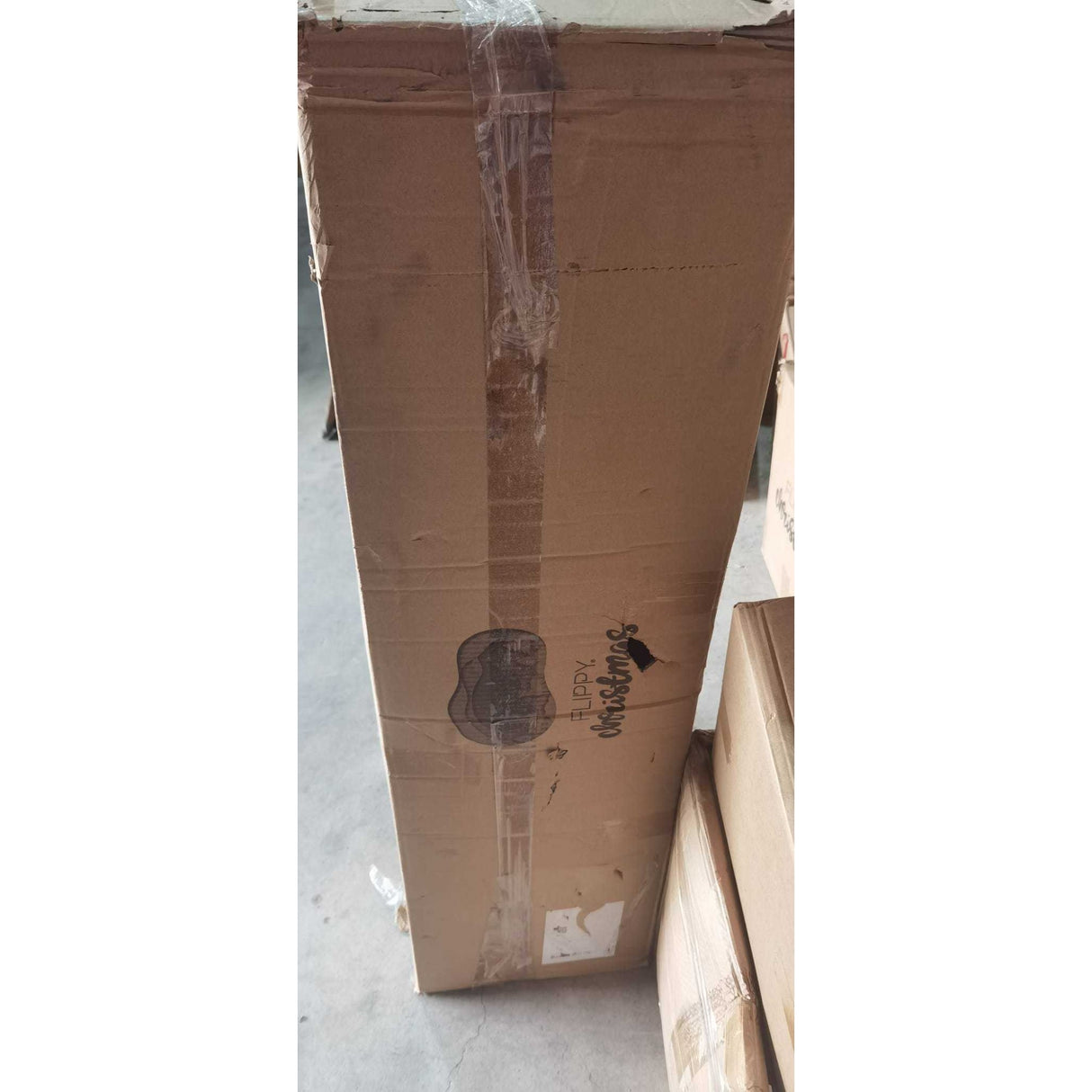 Brad Artificial De Craciun Nins, Decorat Cu Conuri Pin, Pentru Interior/Exterior, Inaltime 210 Cm, Diametru 147 Cm, 1150 Ramuri, Suport Metalic Inclus, Resigilat - vivimall.ro