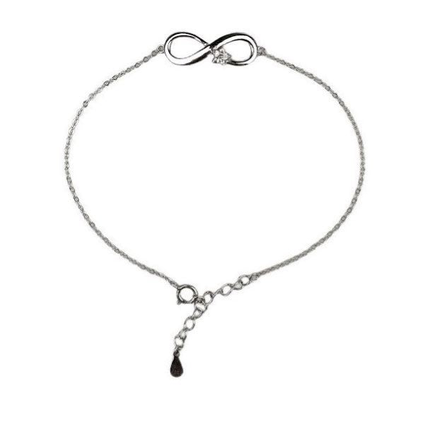 Bratara Argint 925 Infinit cu Floare - vivimall.ro