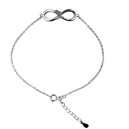 Bratara Argint 925, Infinit cu Fluture - vivimall.ro