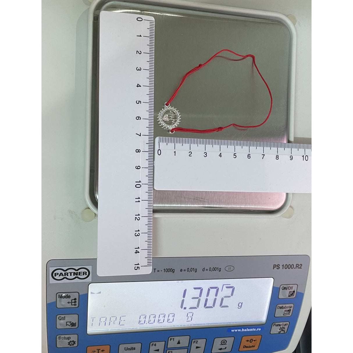 Bratara Snur Reglabil, Argint 925, Cerc Cu Puls Si Inima, 1.3 g, 2 cm x 1.5 cm - vivimall.ro