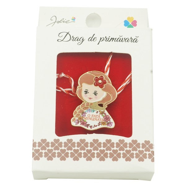 Brosa Mica in Cutie Jolie model O Fata Minunata - vivimall.ro