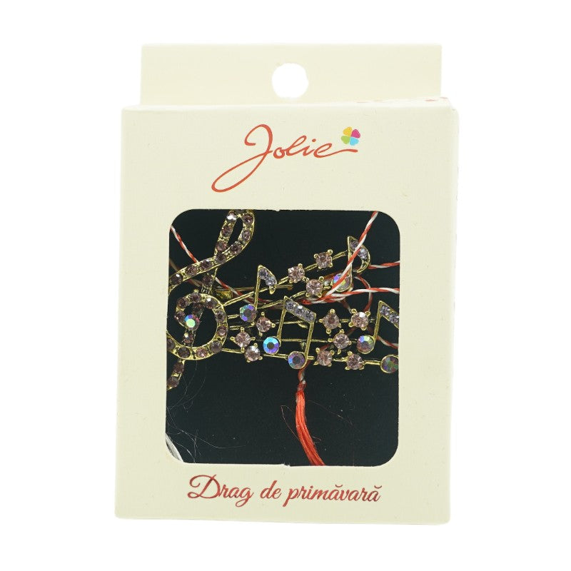 Brosa Multicolora Note Muzicale - vivimall.ro