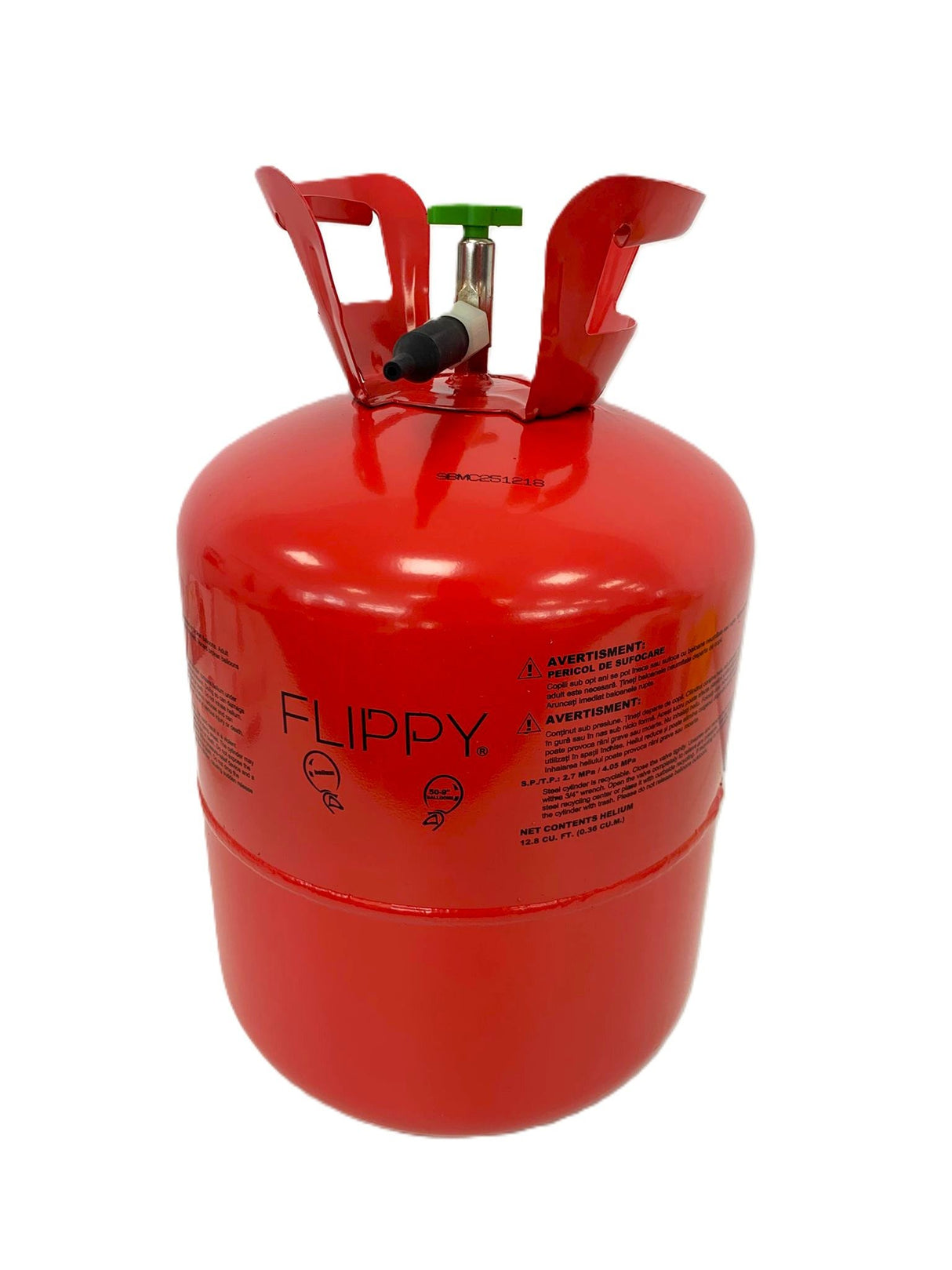 Butelie Heliu de Unica Folosinta, Butelie pentru 50 Baloane Latex, Ideala pentru Petreceri si Evenimente, 13l, 24x24x42, Rosu - vivimall.ro