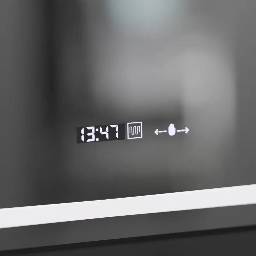 Oglinda Led Rectangulara, Eclat Motionglow Marcello, Sistem Dezaburire, Ceas & Termometru, Lupa Cosmetica - vivimall.ro