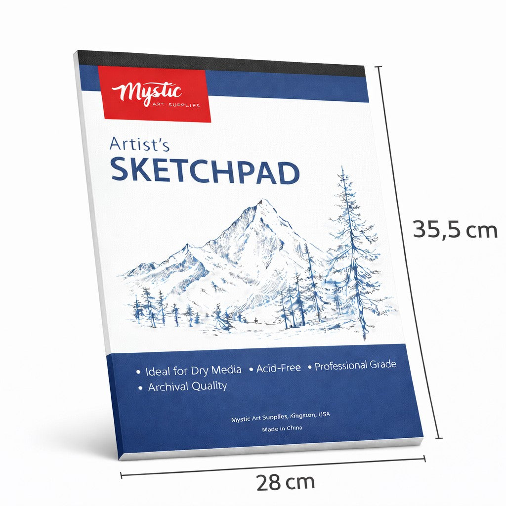 Caiet Schite Perfect Bound, Flippy, 50 File Hartie, 28 x 35,5 cm, Coperta Carton , Albastru - vivimall.ro