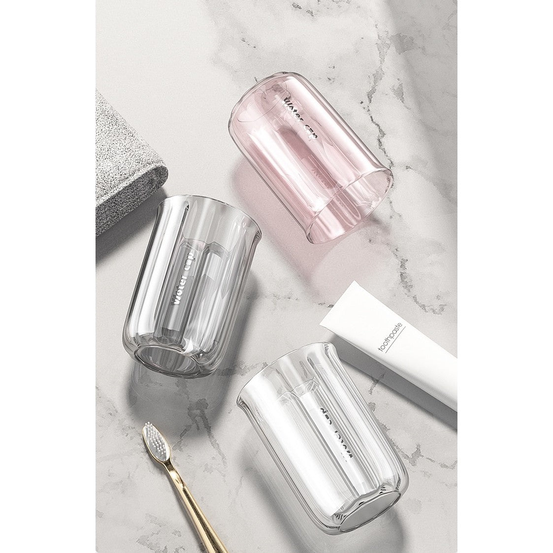 Cana De Apa Pentru Clatit, Pentru Periuta De Dinti, 200 Ml, 10.4 X 7.3 Cm - vivimall.ro