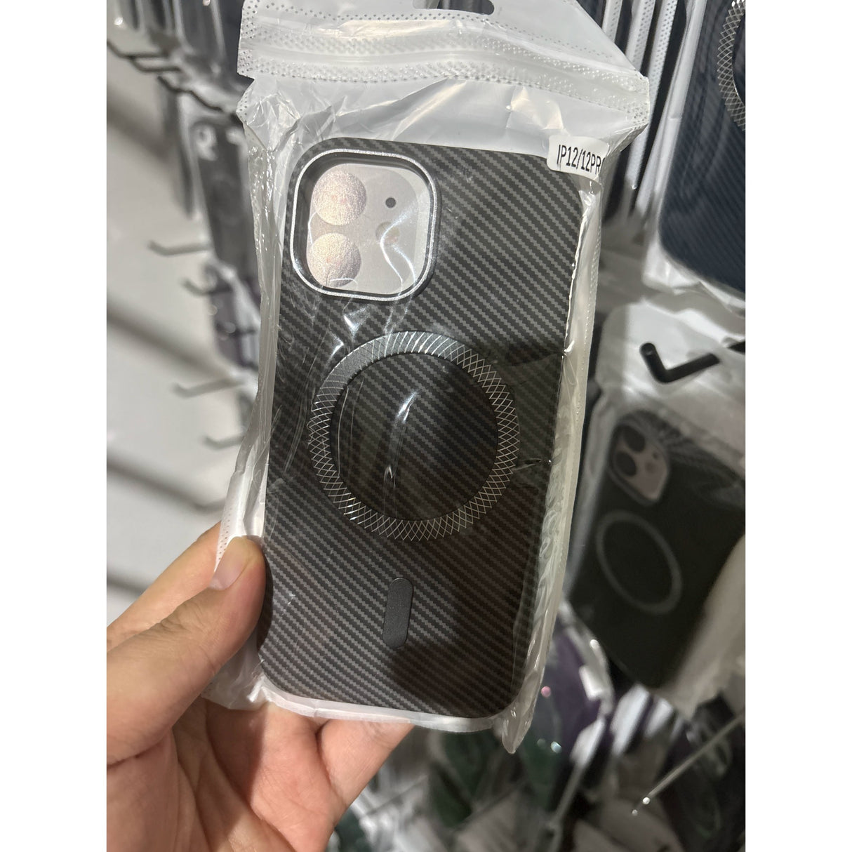 Husa Magsafe cu Suport Card, pentru iPhone 17, Flippy, Mov